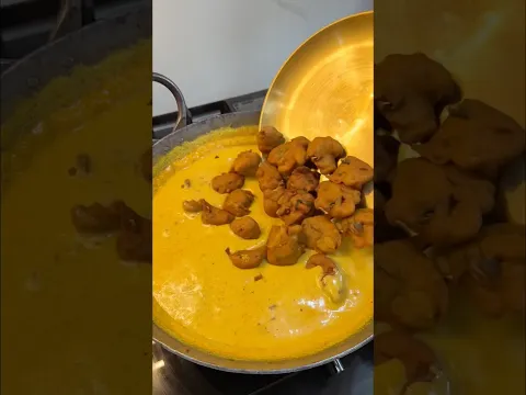 Punjabi Kadhi Pakoda Recipe ❤️ || #recipe #viralvideo