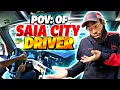 POV You Work For Saia LTL Freight Delivering Freight