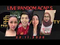 LIVE RANDOM ACAP S | 23 NOVEMBER 2025