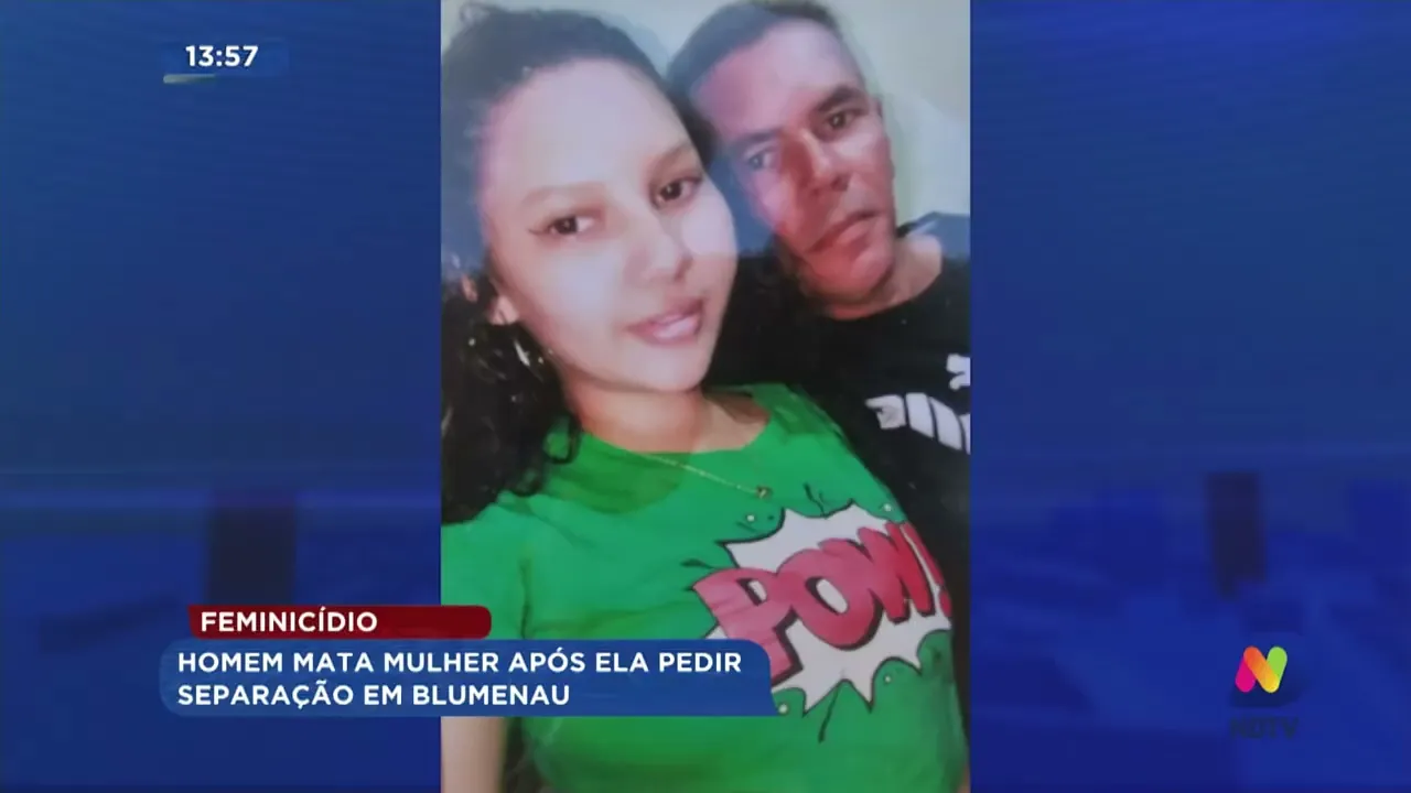 Feminicídio: homem mata mulher após ela pedir separação em Blumenau