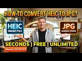 How to Convert HEIC to JPG Free Fast Unlimited Conversion