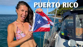 We Survived the MONA PASSAGE (47hrs Nonstop Sail to Puerto Rico) E376