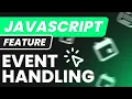 How JavaScript Events Work - Propagation Delegation addEventListener More