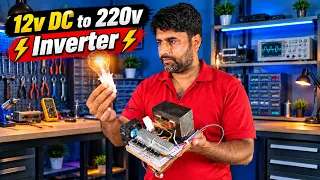 How to Make a 12V to 220V Inverter  12V DC to 220V AC Converter