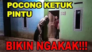 Prank Pocong Ketok Pintu Rumah warga Bikin ngakak !! #pocong  #hororkomedi  #lucu #viral #videolucu