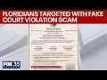 Florida BBB Fake toll scam court flyers targeting drivers