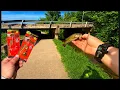 City park creek fishing with Joe s Flies