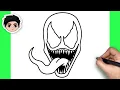 How To Draw Venom - Easy Tutorial