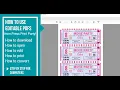 Learn How to Open and Edit PDF Printables with Editable Fields the Right Way