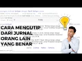 Download Lagu Cara mengutip dari jurnal orang lain yang benar