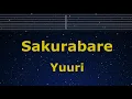 Download Lagu Karaoke♬ Sakurabare - Yuuri 【No Guide Melody】 Instrumental, Lyric Romanized
