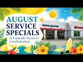 August Toyota Service Specials Service Maintenance Savings Conicelli Toyota