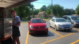 Roller-skating car hops in Oshkosh