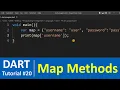 Dart Tutorial - Map Maps Methods in Dart Programming