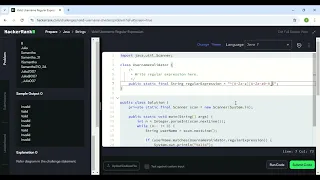 HackerRank Java solution for Valid Username Regex Expression Interview preparation