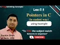 C Programming Pointers in C Basics of Pointers Pointers with Simple Examples