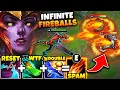 Shyvana but I can spam fireballs infinitely with this broken build
