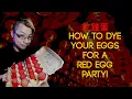 VLOG - How to dye your eggs for a Red Egg Party