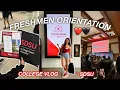 COLLEGE VLOG SDSU Freshmen Orientation