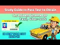 TLC EXAM - TEST for TAXI