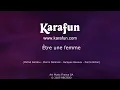 Être une femme - Michel Sardou | Karaoke Version | KaraFun