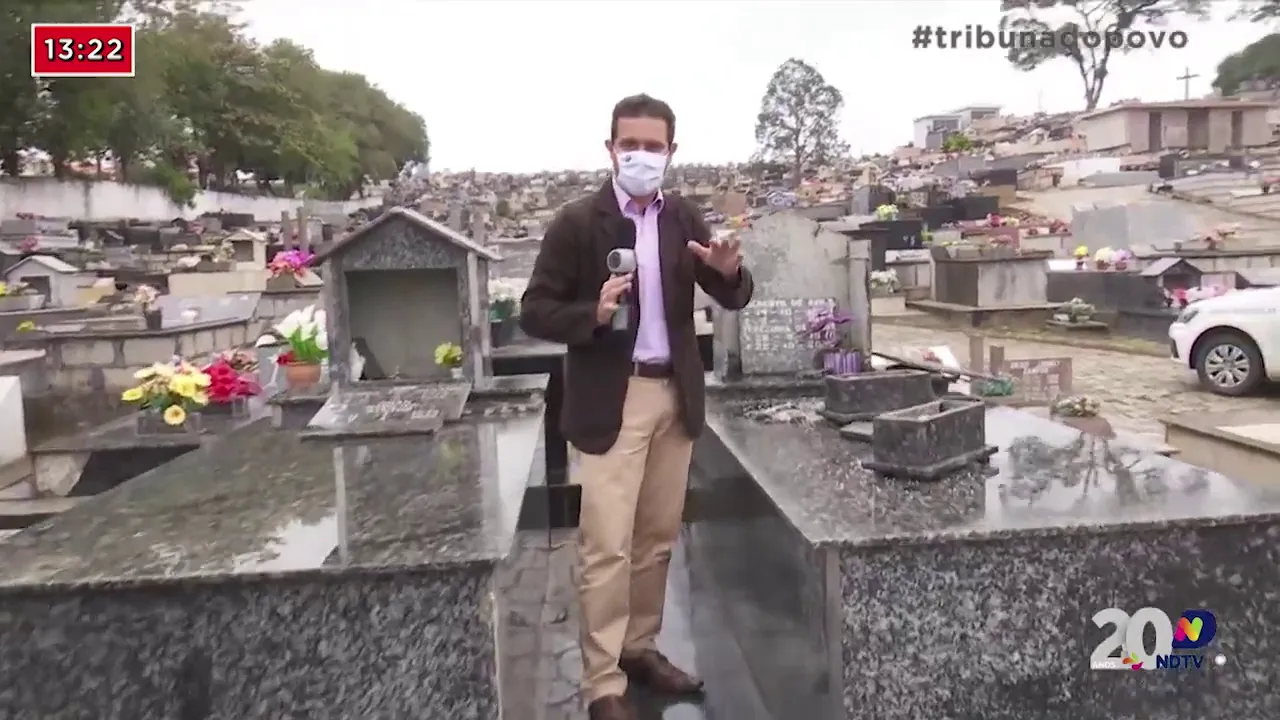 Cemitério da zona sul de Joinville é alvo de furto e vandalismo