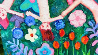 [Online Exhibition] 영혼의 정원 The Garden of the Soul | Painting Process