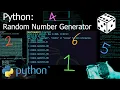 How to make a Random Number Generator Dice Rolling App Python Tutorial