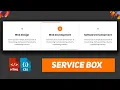 Our Service Box with Hover Effects Pure CSS Flexbox