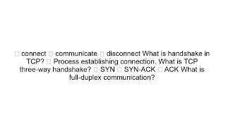 Sockets Interview Questions and Answers Beginner to Advanced
