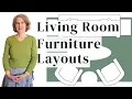 10 Living Room Furniture Layouts on 8 x 10 Area Rugs 9 x 12 Area Rugs - Space Planning Tips