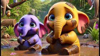 Ek Mota Hathi Ghumne Chala, एक मोटा हाथी, Hindi Balgeet and Kids Animated Videos