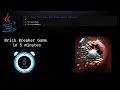 JAVA BRICK BREAKER GAME - How to code a Brick Breaker Game in 5 MINUTES