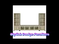 Sachin 3-piece 79 TV Entertainment Center Antique Pine