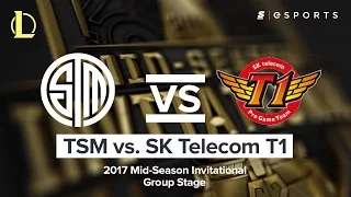 HIGHLIGHTS: Team SoloMid vs. SK Telecom T1 (2017 MSI Group Stage)