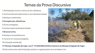Análise da Prova Discursiva do Concurso do ICMBio feita por um Analista Ambiental.