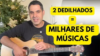 Toque milhares de músicas com estes dois dedilhados