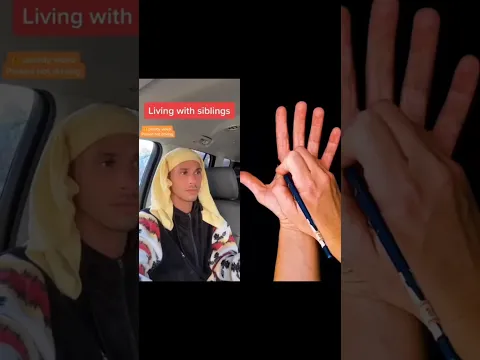 Living with siblings #7 (this video isn't mine) #shorts