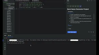 Python Projects - Band Name Generator