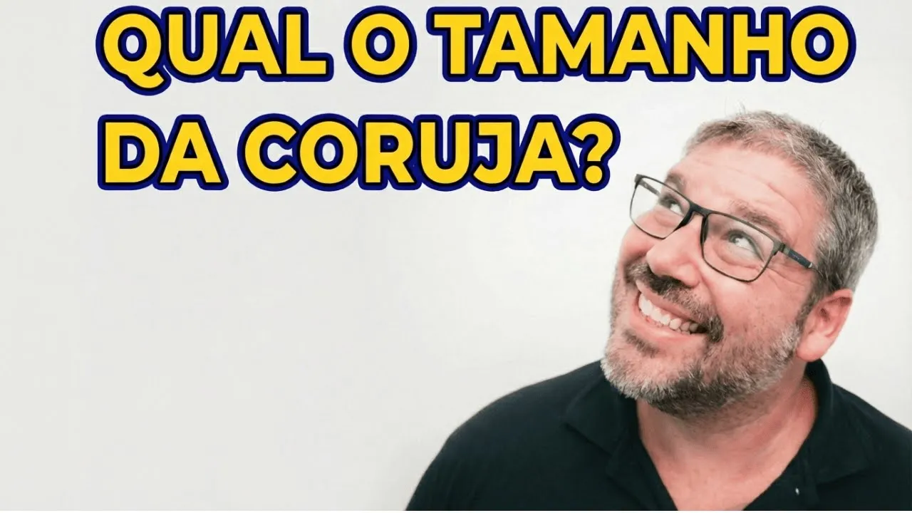 Qual o tamanho da coruja? 90% das pessoas erram isso! ❌
