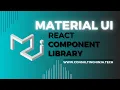 How to use Material UI React component library