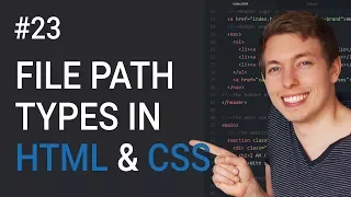 23 File Paths In HTML and CSS Learn HTML and CSS Full Course For Beginners