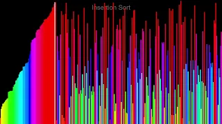 Ultimate Sorting Algorithms Comparison Visualized with Sound - Oddly Satisfying 4K