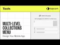 Multi-Level Collections Menu