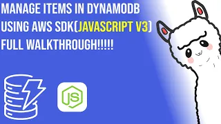 Create Update Get Delete items in DynamoDB using AWS SDK JAVASCRIPT