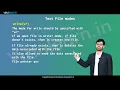 CL94 Creating Reading and writing text and binary files