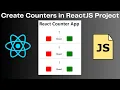 Build Simple Counter App with React ReactJS Tutorial Project for Beginners using useState hook