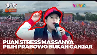 puan frustasi ratusan massa kampanye ganjar sebut prabowo