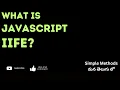 46 Mastering JavaScript IIFE The Ultimate Guide