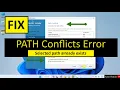 Fix MySQL selected path already exists ERROR Some products has path conflicts Amit Thinks